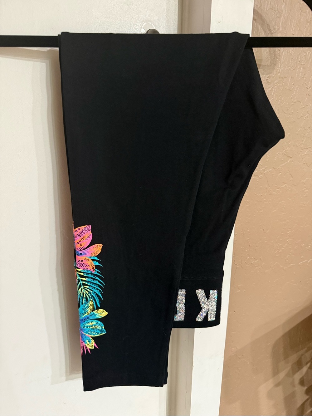 Women’s PINK Victoria Secret Yoga Leggings with Floral Print